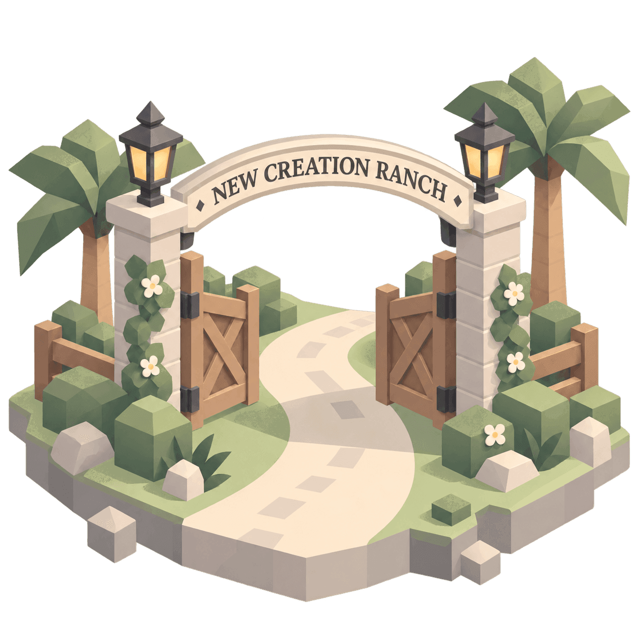 Ranch entrance gate
